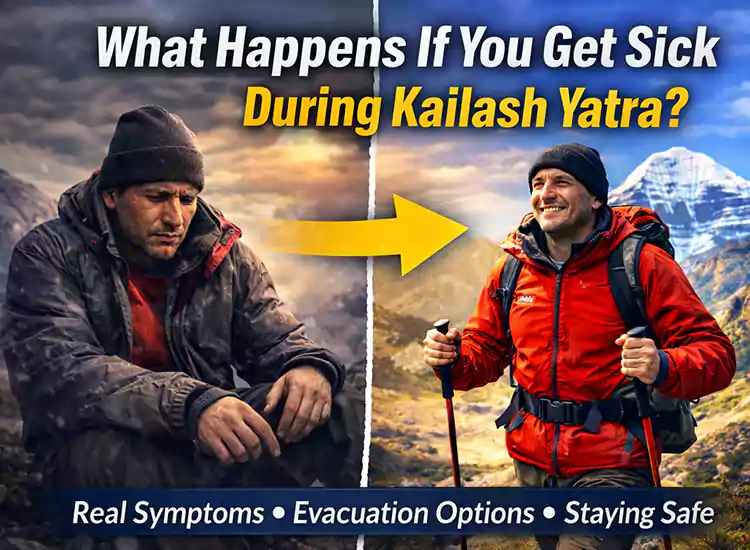 What happens if you get sick during the Kailash Mansarovar Yatra?